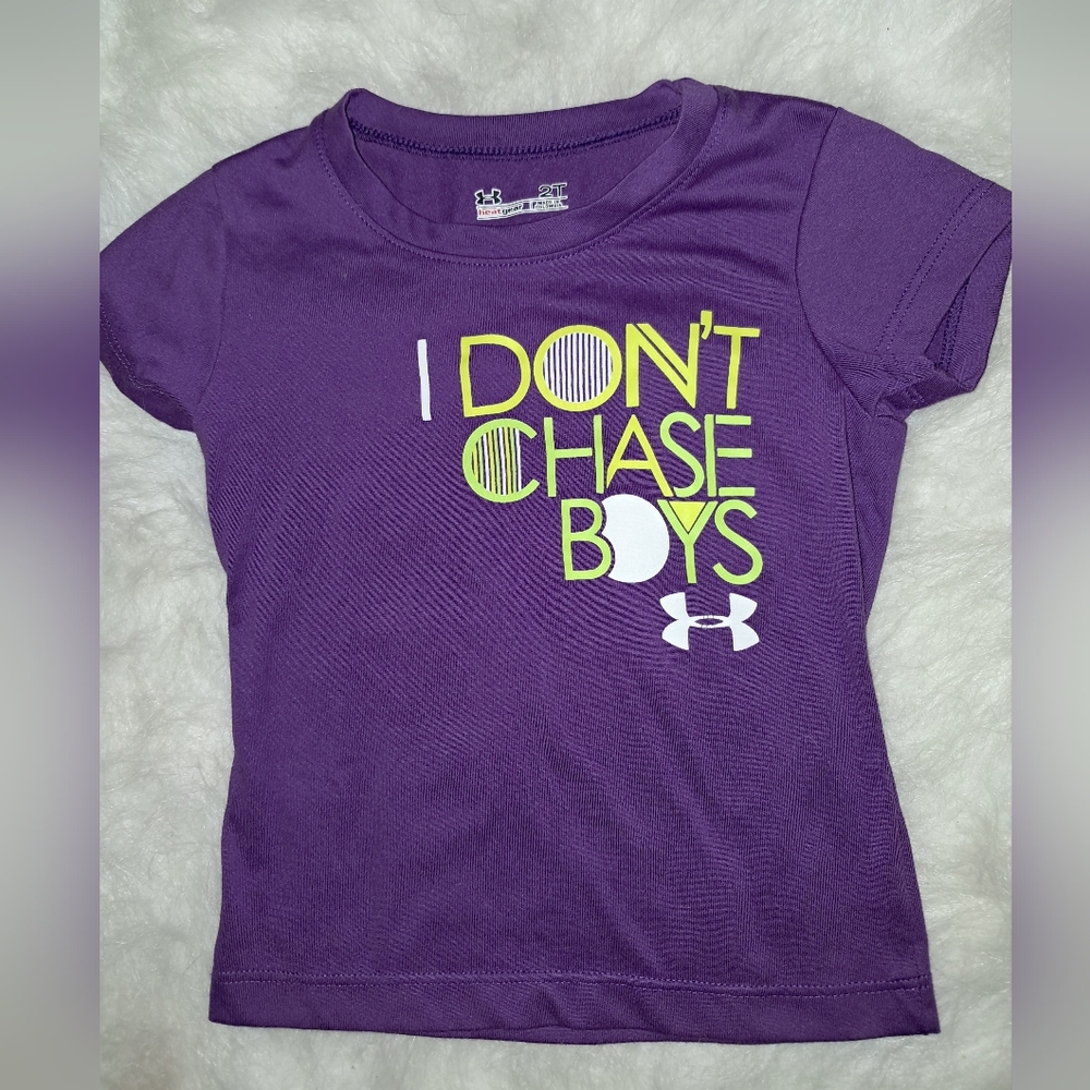 Under Armour Purple Kids T-Shirt